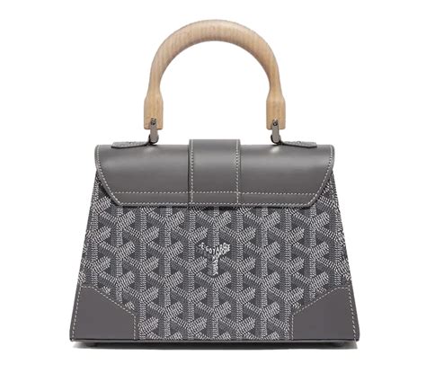 goyard saigon mini grey|goyard saigon structure mini.